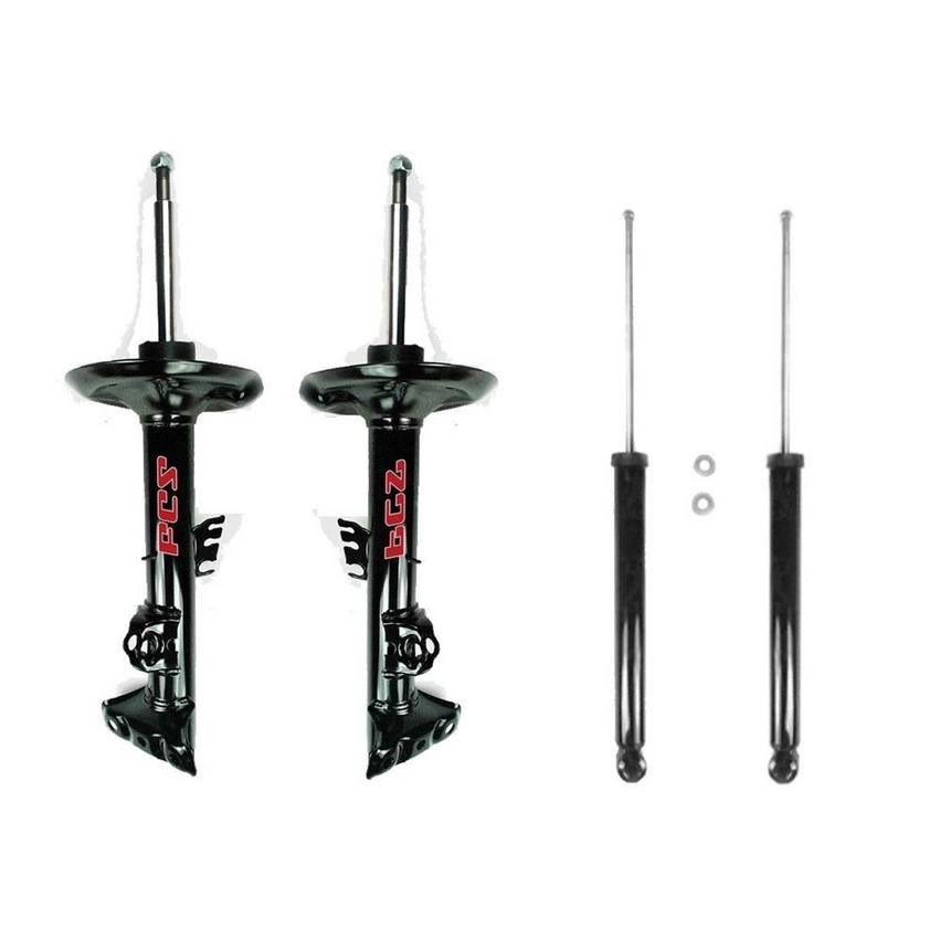 BMW Suspension Strut and Shock Absorber Assembly Kit - Front and Rear (without Sport Suspension) - Aftermarket 3991107KIT